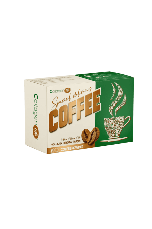 Kolajenli Kahve Karışımı Coffee Powder 20 Saşe – Hindiba, Garsinya ve Çörek Otu İçerikli Kahve