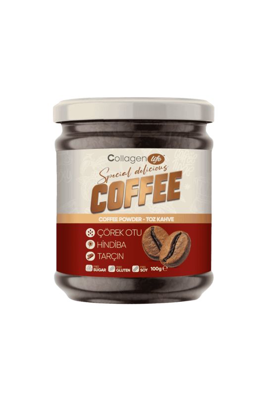 Hindiba Toz Kahve Coffee Powder 100g - Tarçın ve Çörek Otu İçeren Kahve